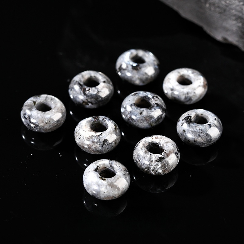 10pcs/bag 14*8m natural jade crystal abacus large hole beads loose beads