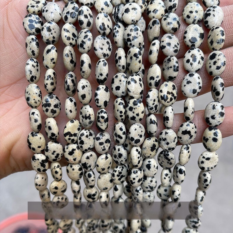 8x10mm natural crystal jade oval loose beads