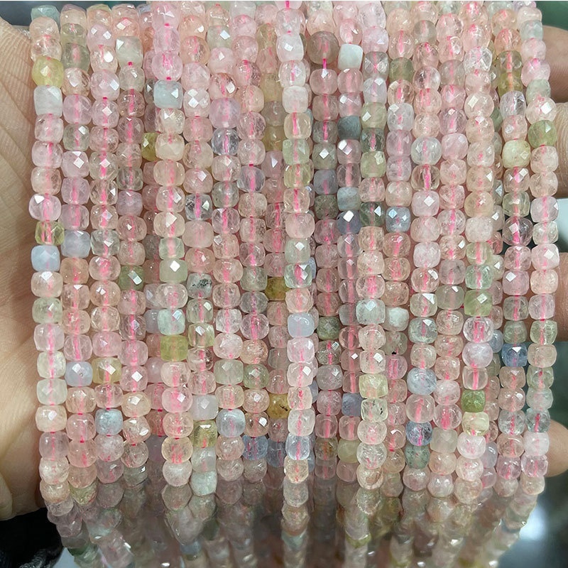 4-5mm crystal agate cube loose beads suitable for DIY