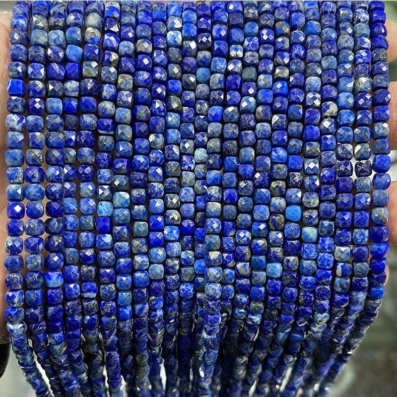 4-5mm crystal agate cube loose beads suitable for DIY