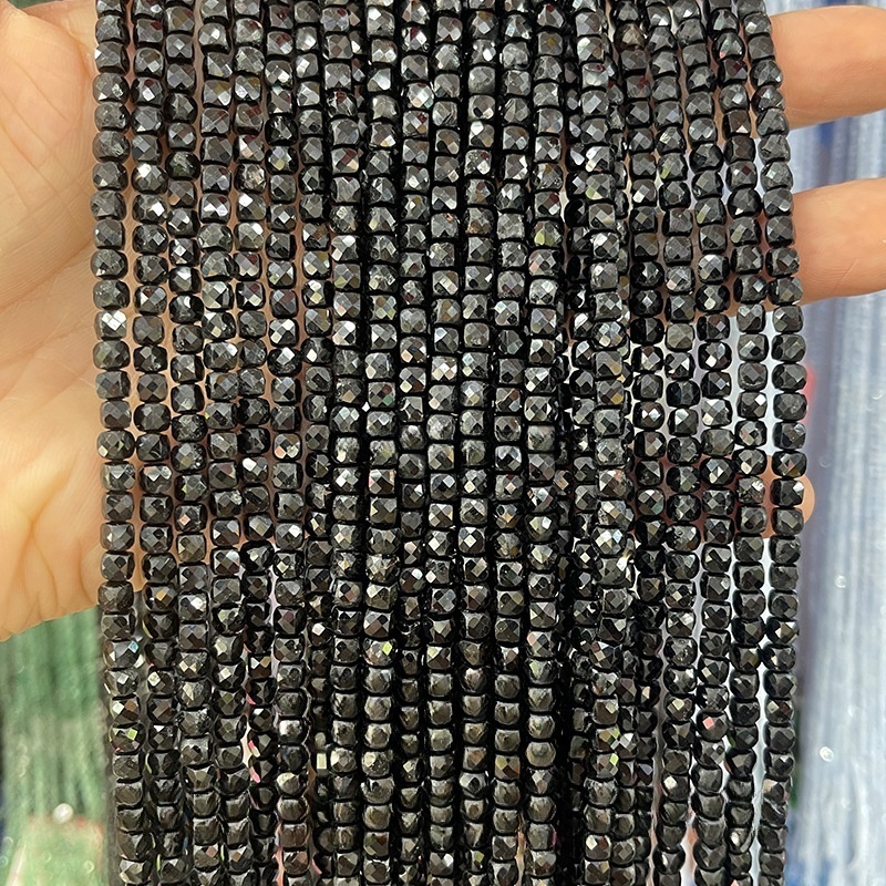 4-5mm crystal agate cube loose beads suitable for DIY