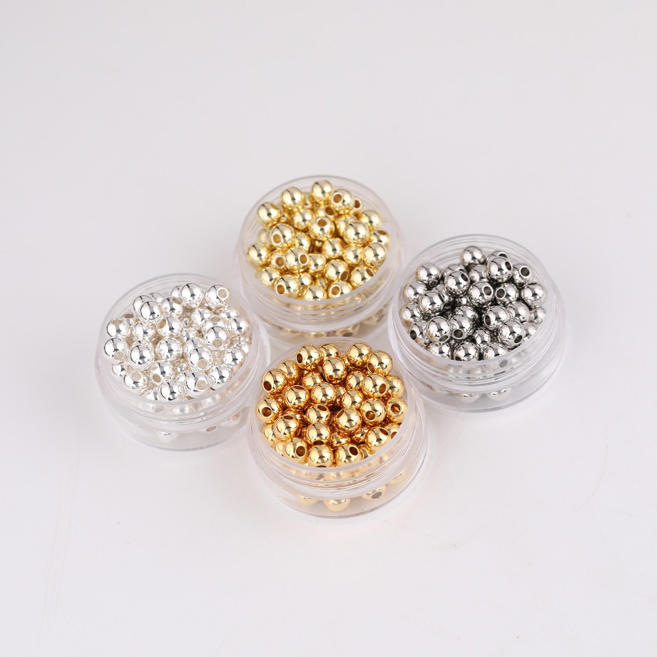 100 Pieces/Bag-14K gold-plated copper beads spacer beads diy handmade jewelry accessories
