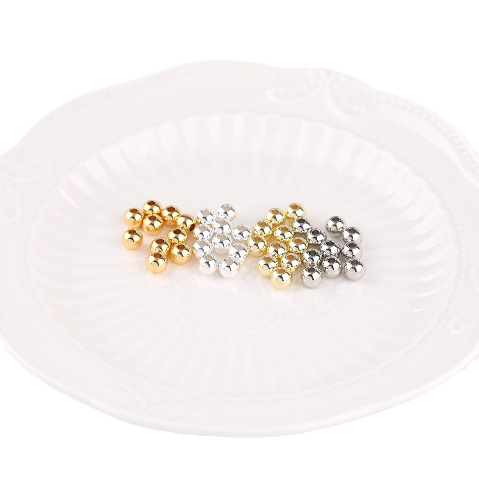 100 Pieces/Bag-14K gold-plated copper beads spacer beads diy handmade jewelry accessories