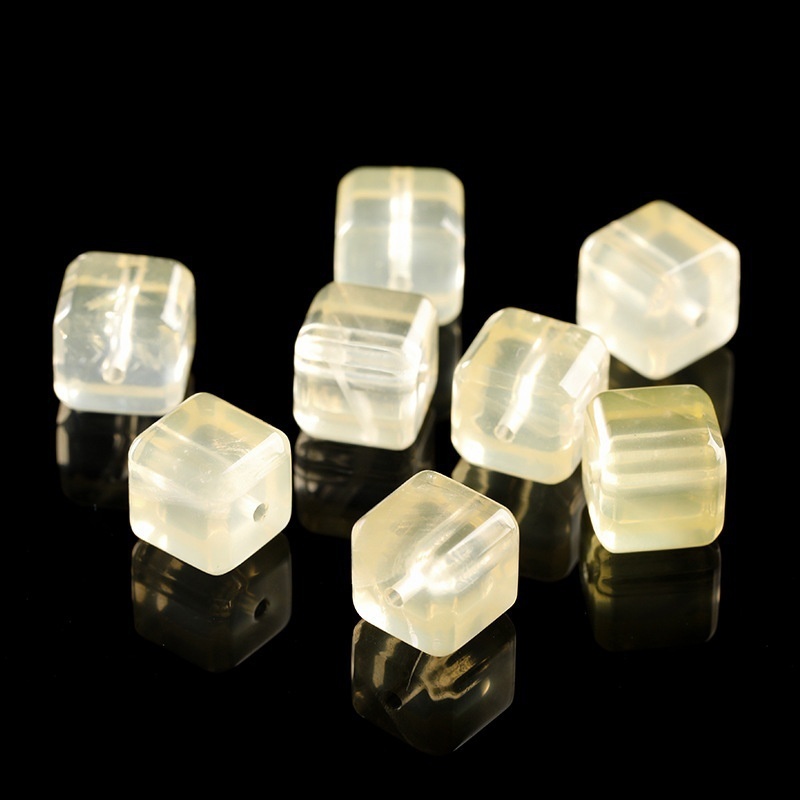 10pcs/bag Natural lemon crystal sugar cube loose beads