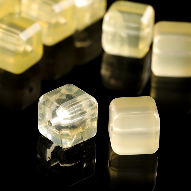 10pcs/bag Natural lemon crystal sugar cube loose beads