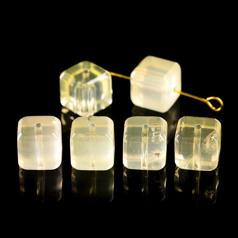 10pcs/bag Natural lemon crystal sugar cube loose beads