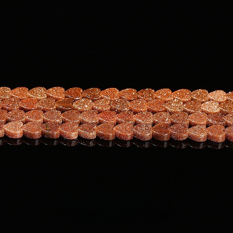 6mm Natural jade heart shaped loose beads crystal peach heart beads