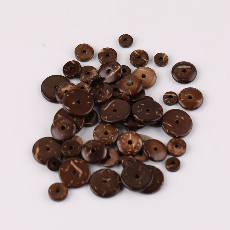 200 Pieces/Bag - Hainan coconut shell Buddhist beads bracelet spacer