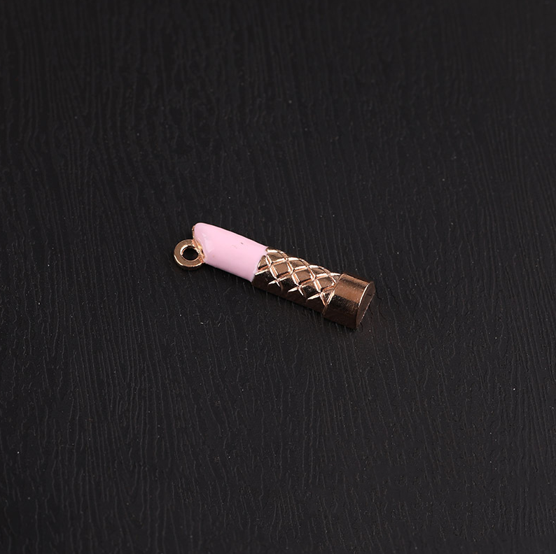 10 Pieces/Bag-alloy oil drip black and white Chanel style high heels pendant