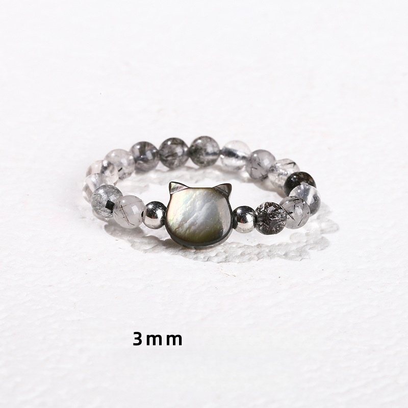 Shell + Natural Stone Ring