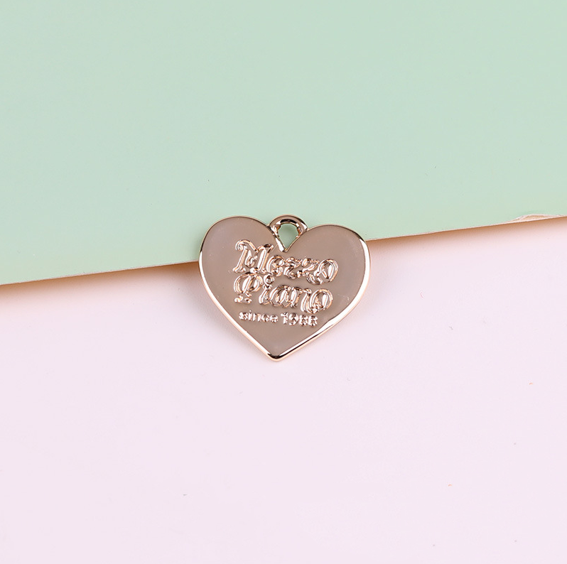 10 Pieces/Bag-DIY jewelry accessories alloy oil drop imitation pearl love shell pendant