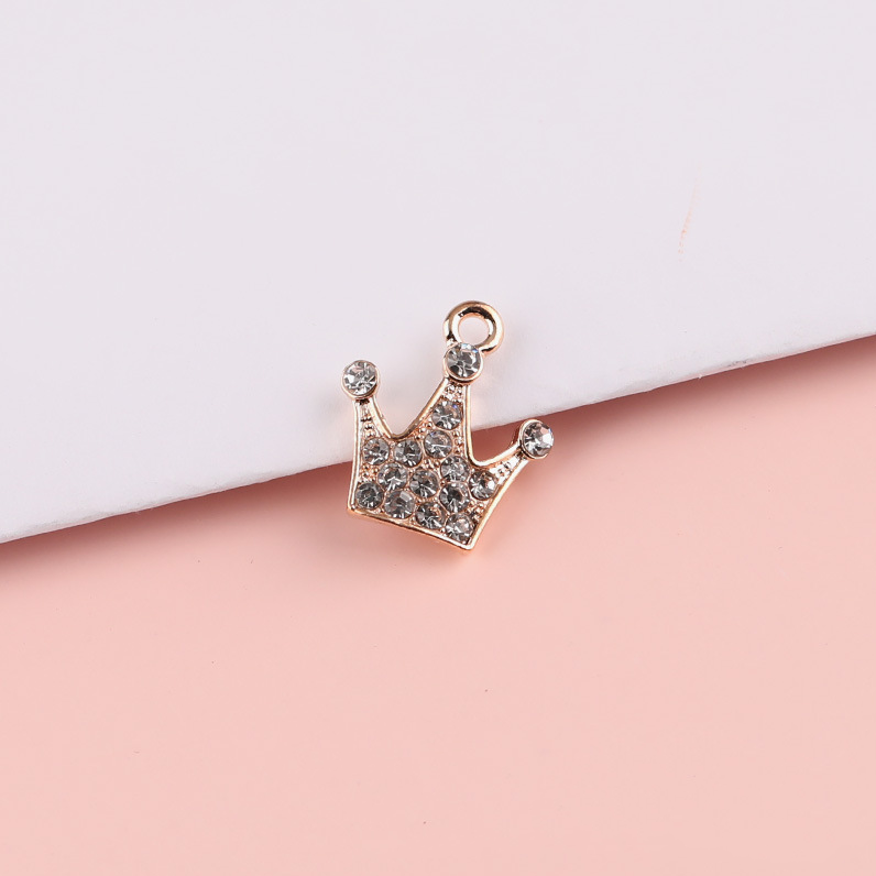 10 Pieces/Bag-DIY jewelry accessories alloy oil drop imitation pearl love shell pendant