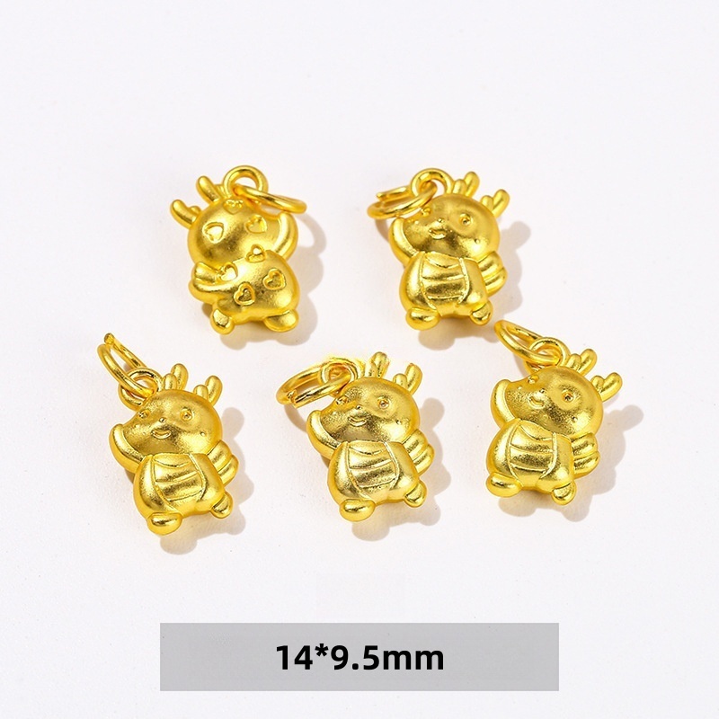 50pcs/bag 14/18K gold-plated jewelry spacers and copper accessories