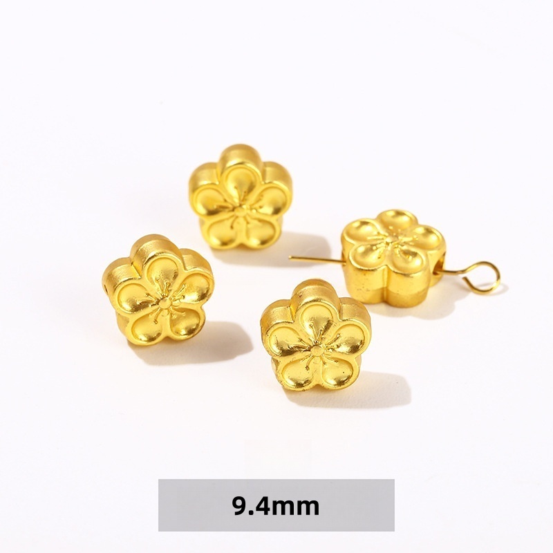 50pcs/bag 14/18K gold-plated jewelry spacers and copper accessories