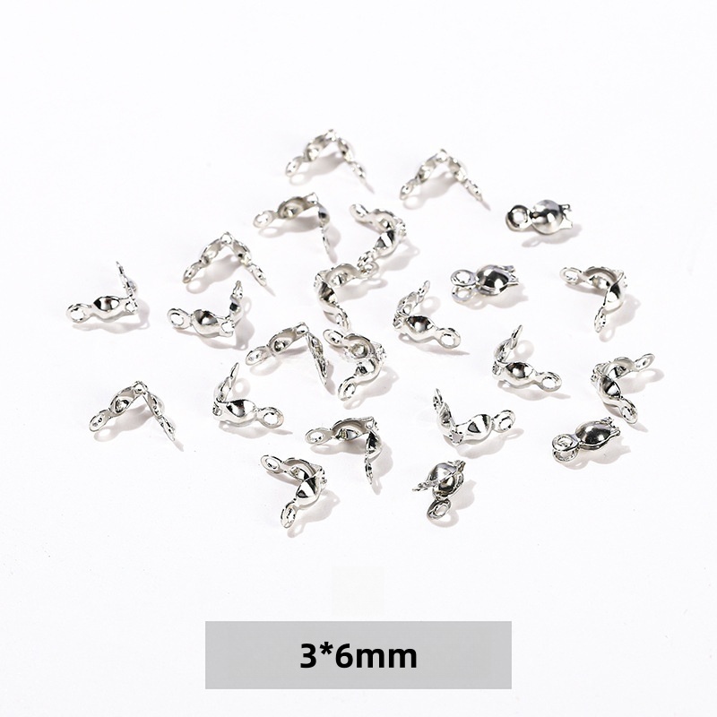 50pcs/bag 14/18K gold-plated jewelry spacers and copper accessories