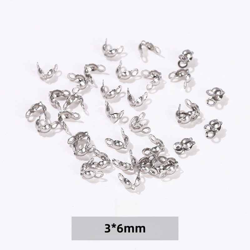 50pcs/bag 14/18K gold-plated jewelry spacers and copper accessories