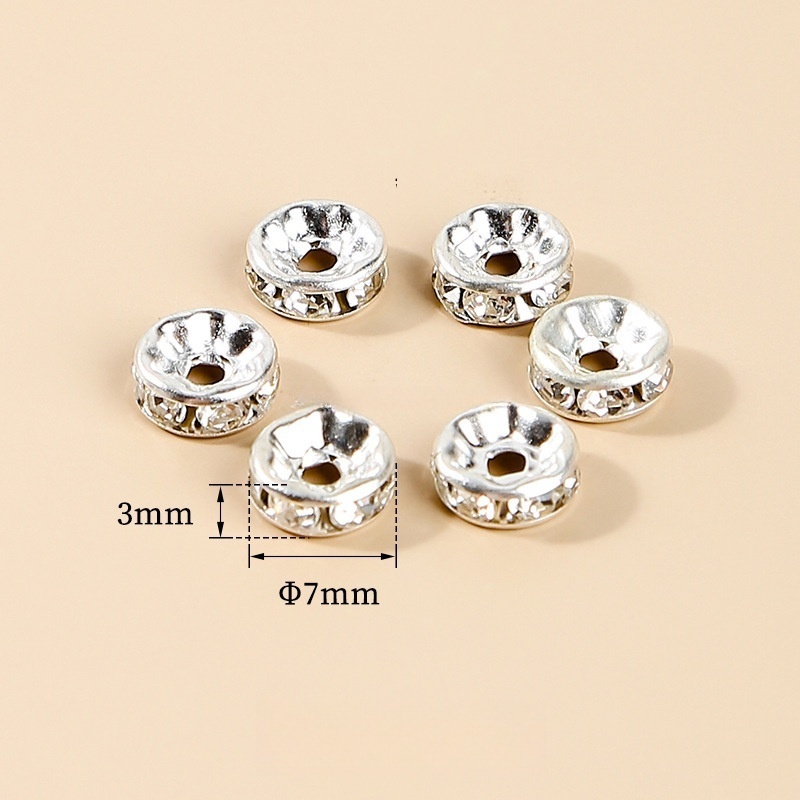 50pcs/bag Metal multi-material spacer accessories suitable for DIY