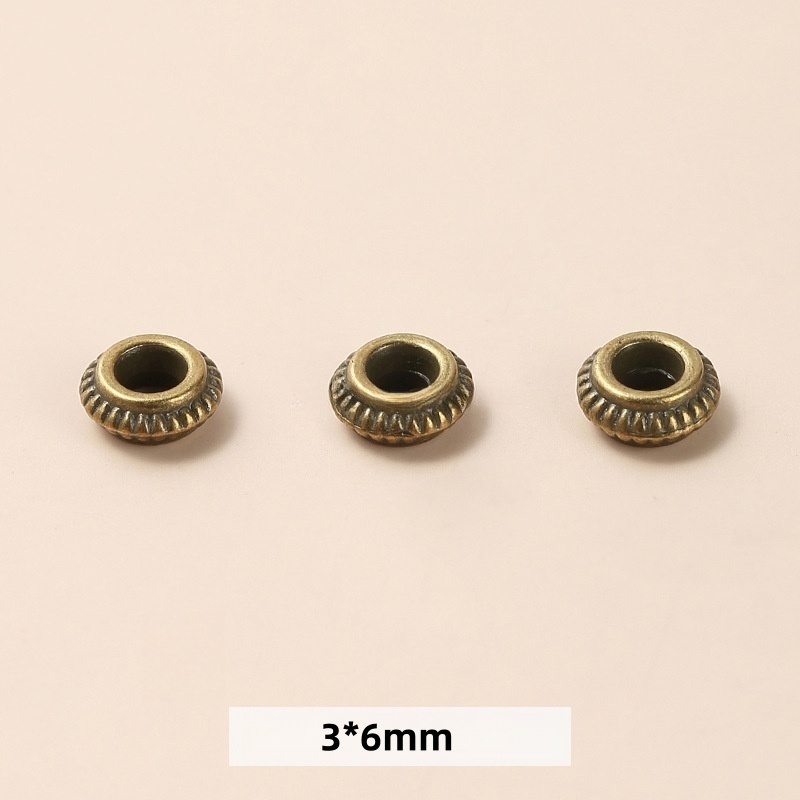 50pcs/bag Metal multi-material spacer accessories suitable for DIY
