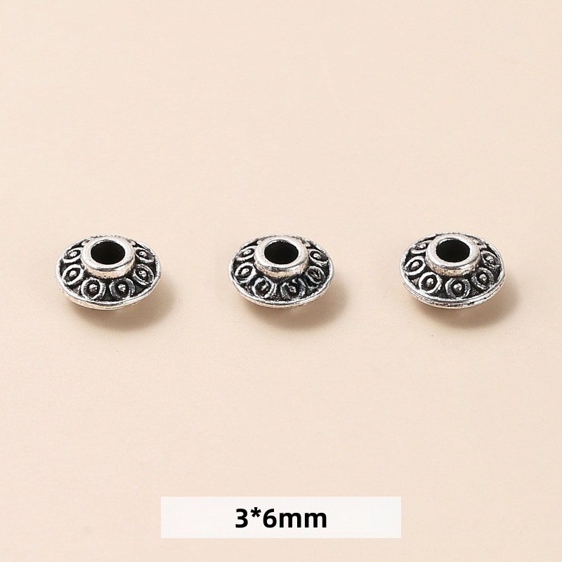 50pcs/bag Metal multi-material spacer accessories suitable for DIY