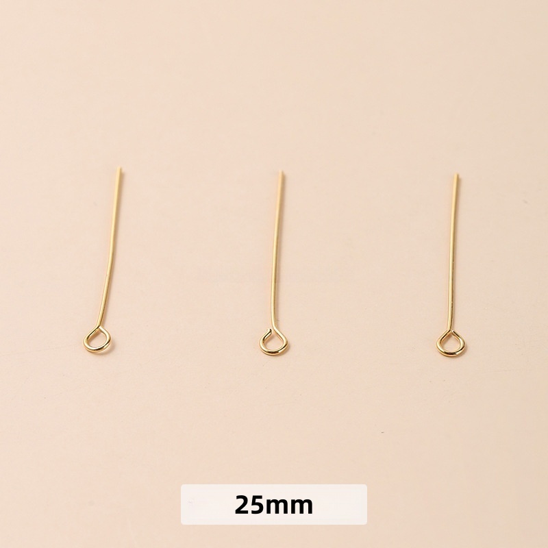 50pcs/bag 14/18K gold-plated jewelry spacers and copper accessories