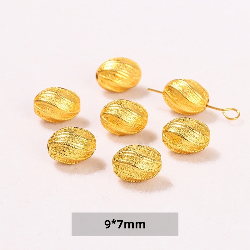 10pcs/bag S925 silver plated with 24K gold DIY jewelry accessories
