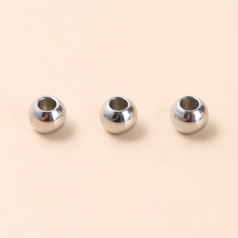 50pcs/bag Stainless steel spacer accessories suitable for DIY