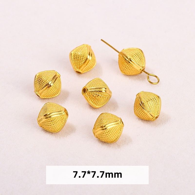 10pcs/bag S925 silver plated with 24K gold DIY jewelry accessories
