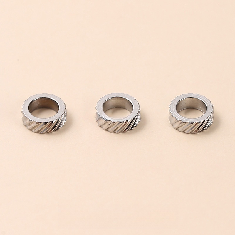 50pcs/bag Stainless steel spacer accessories suitable for DIY