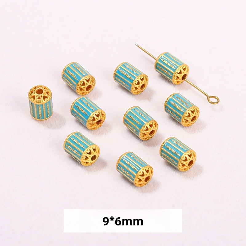 10pcs/bag S925 silver plated with 24K gold DIY jewelry accessories