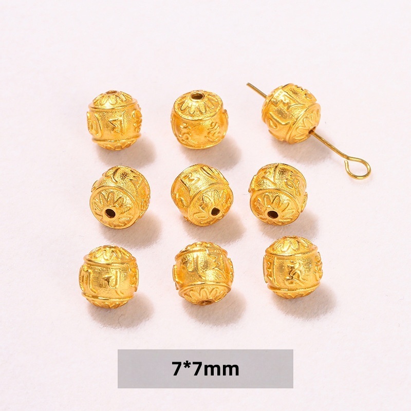 10pcs/bag S925 silver plated with 24K gold DIY jewelry accessories