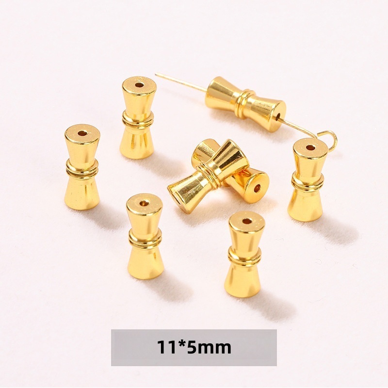 10pcs/bag S925 silver plated with 24K gold DIY jewelry accessories