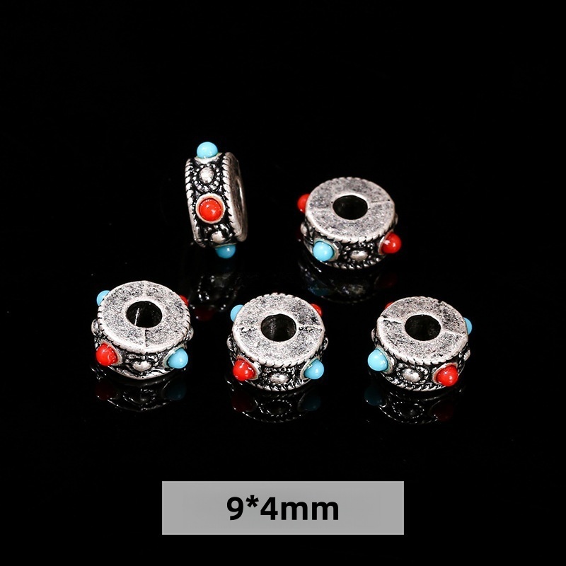 50pcs/bag Alloy plated genuine antique silver accessories