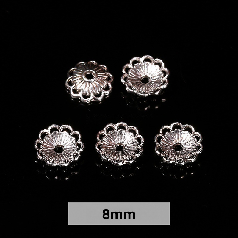 50pcs/bag Alloy plated genuine antique silver accessories