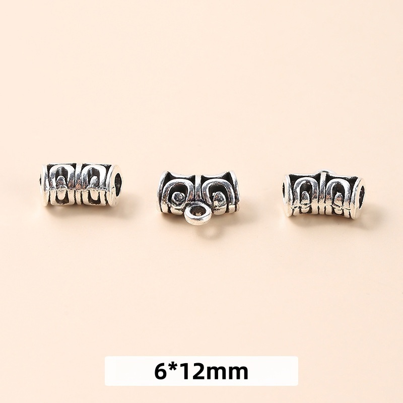 50pcs/bag Tibetan silver alloy accessories