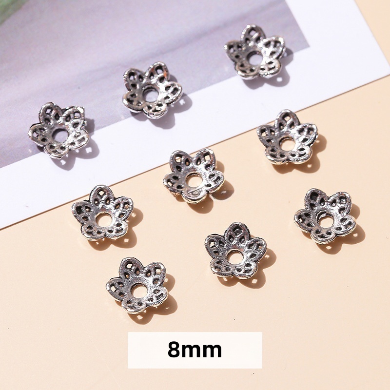 50pcs/bag Tibetan silver alloy accessories
