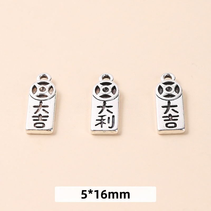 50pcs/bag Tibetan silver alloy accessories