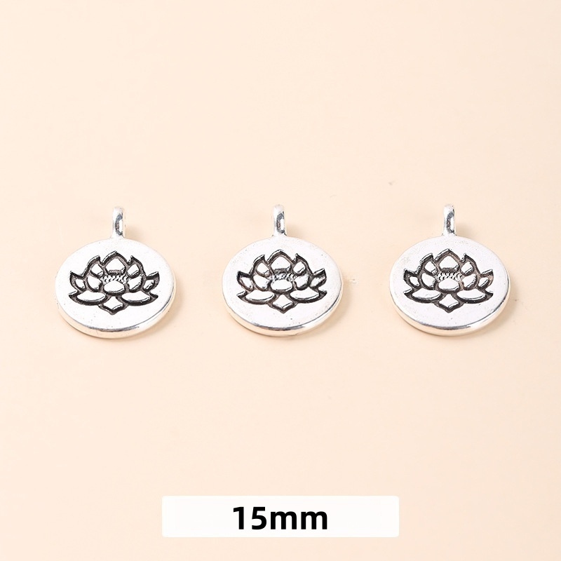 50pcs/bag Tibetan silver alloy accessories