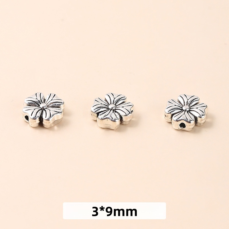 50pcs/bag Tibetan silver alloy accessories