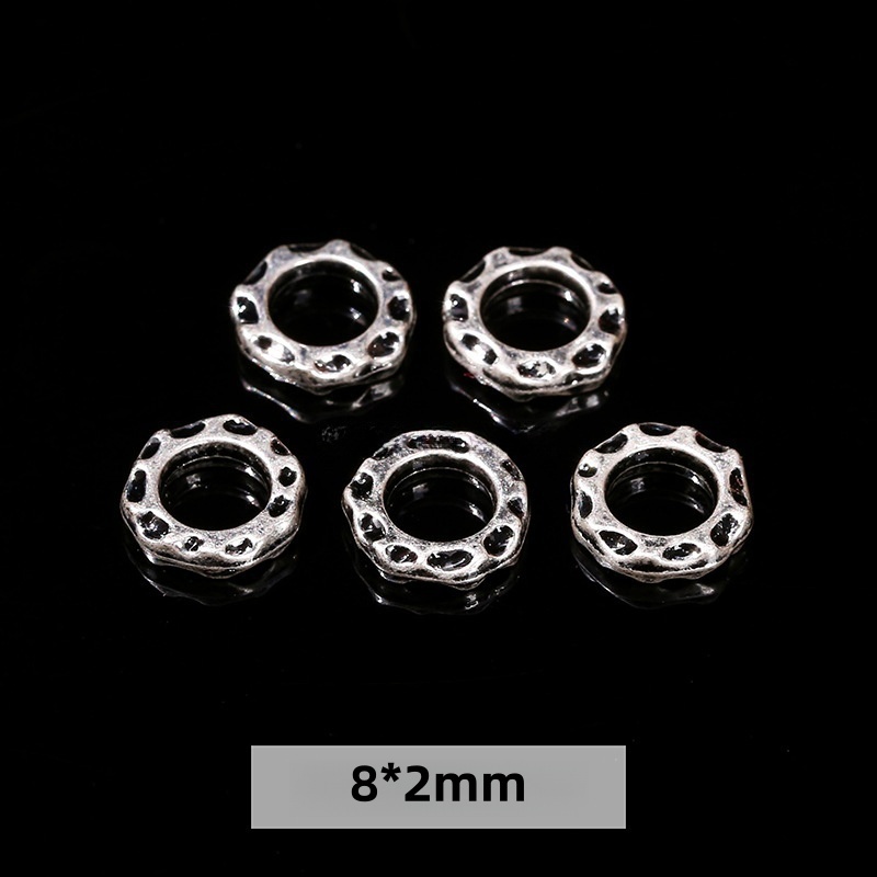 50pcs/bag Alloy plated genuine antique silver accessories
