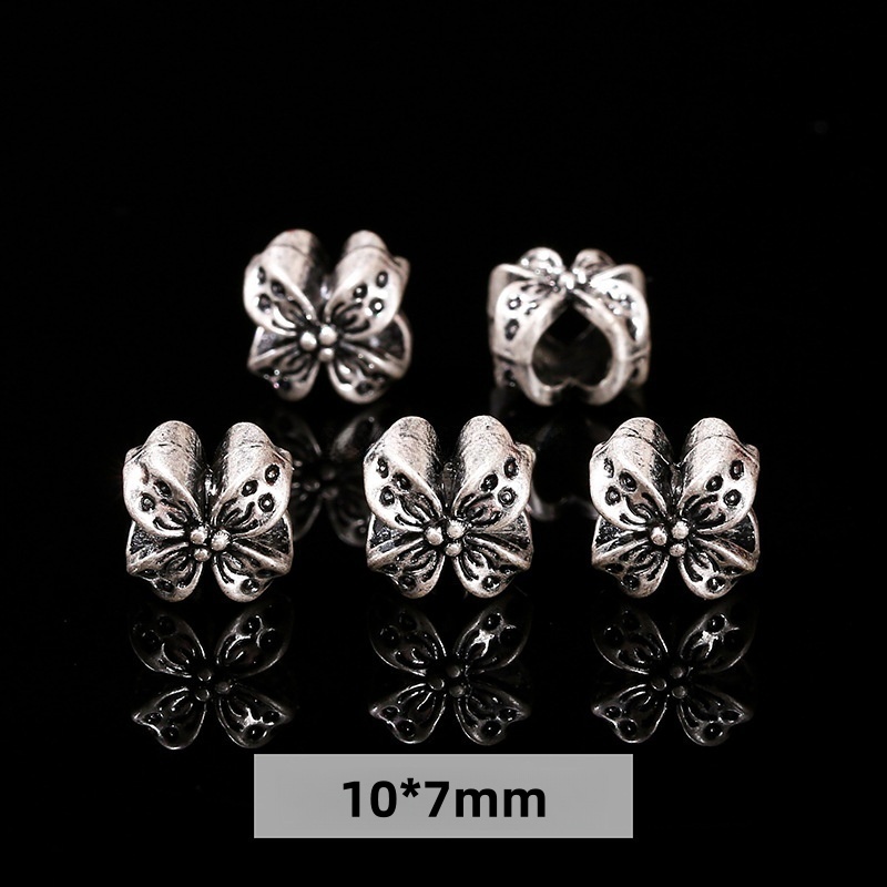 50pcs/bag Alloy plated genuine antique silver accessories