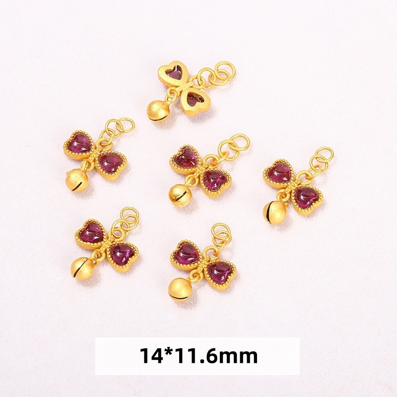 10pcs/bag S925 24K silver plated multi-material spacer beads