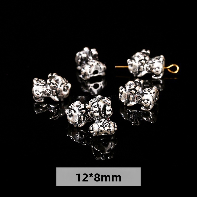 50pcs/bag Alloy plated genuine antique silver accessories