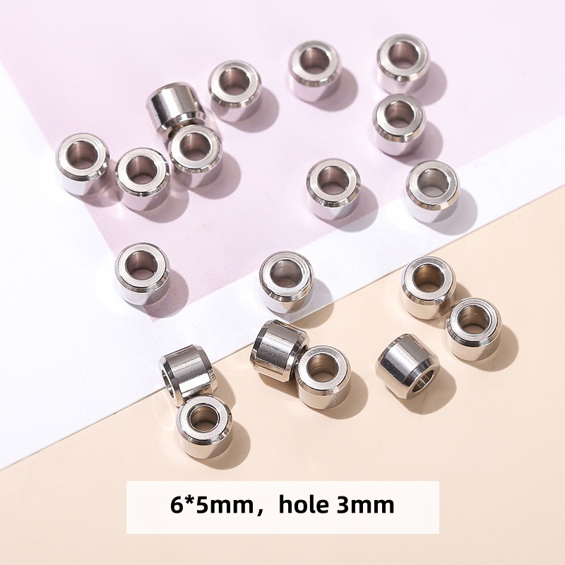 50pcs/bag stainless steel spacer accessories