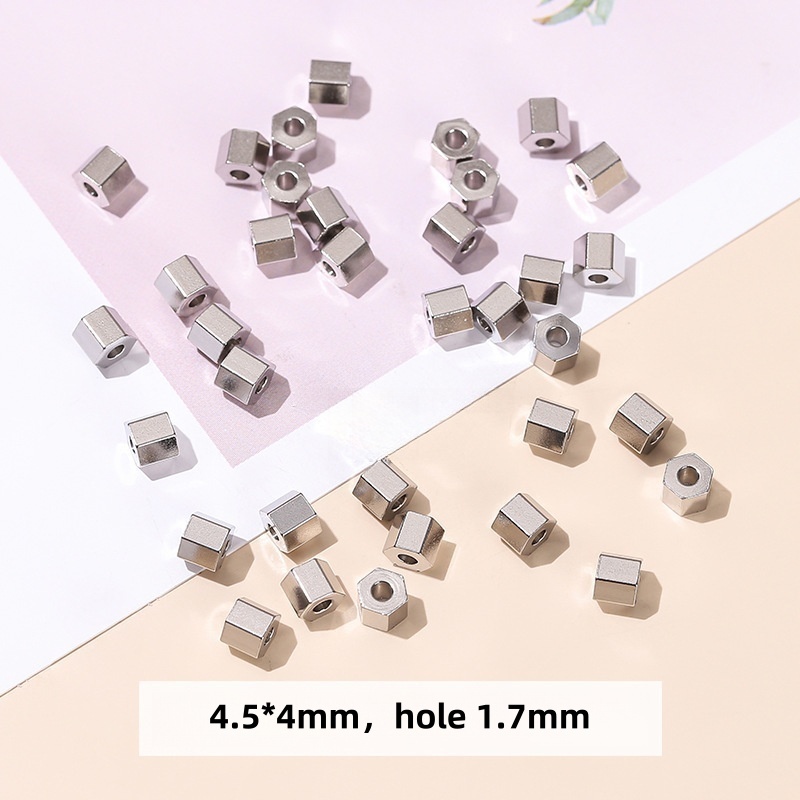 50pcs/bag stainless steel spacer accessories