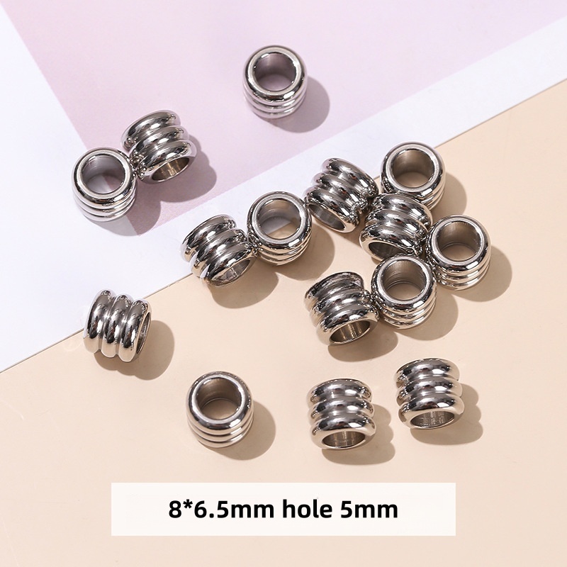 50pcs/bag stainless steel spacer accessories