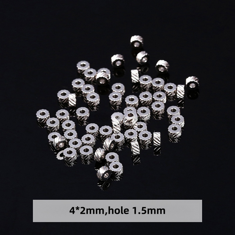 50pcs/bag stainless steel spacer accessories