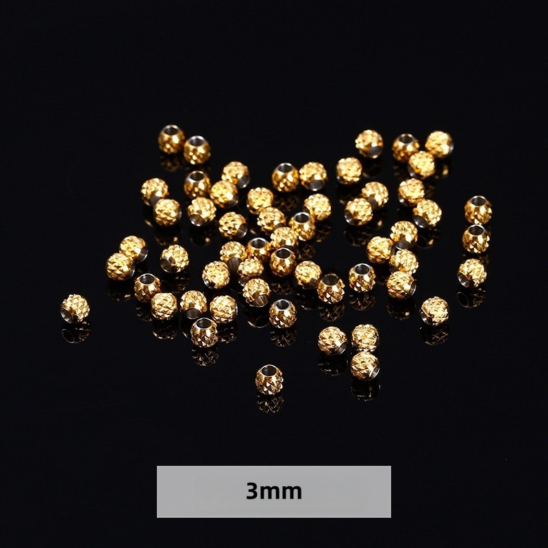 50pcs/bag Gold stainless steel gasket accessories