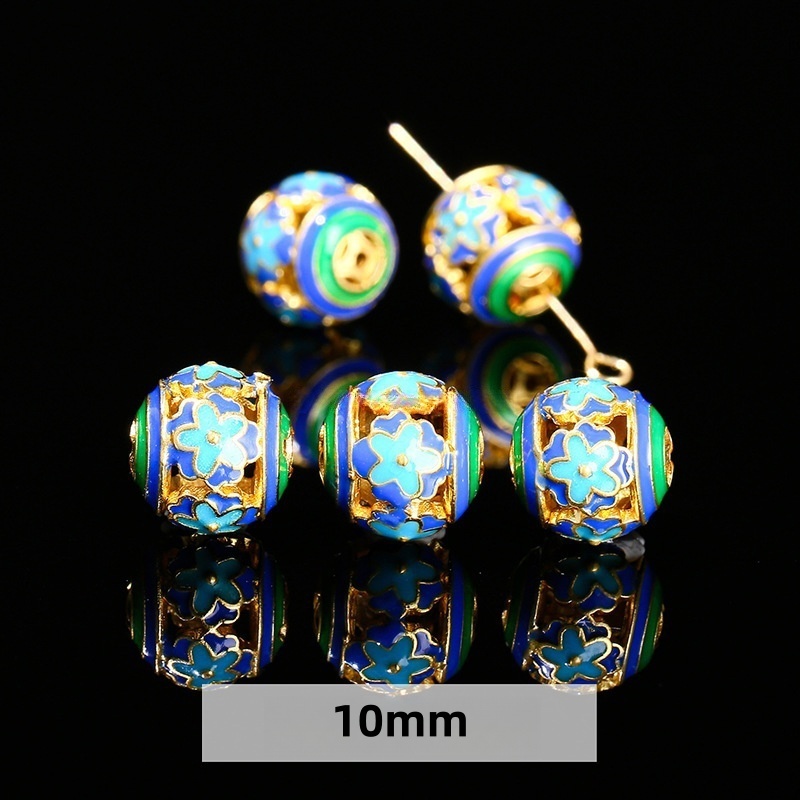 10pcs/bag Ancient gold sand drop oil alloy accessories