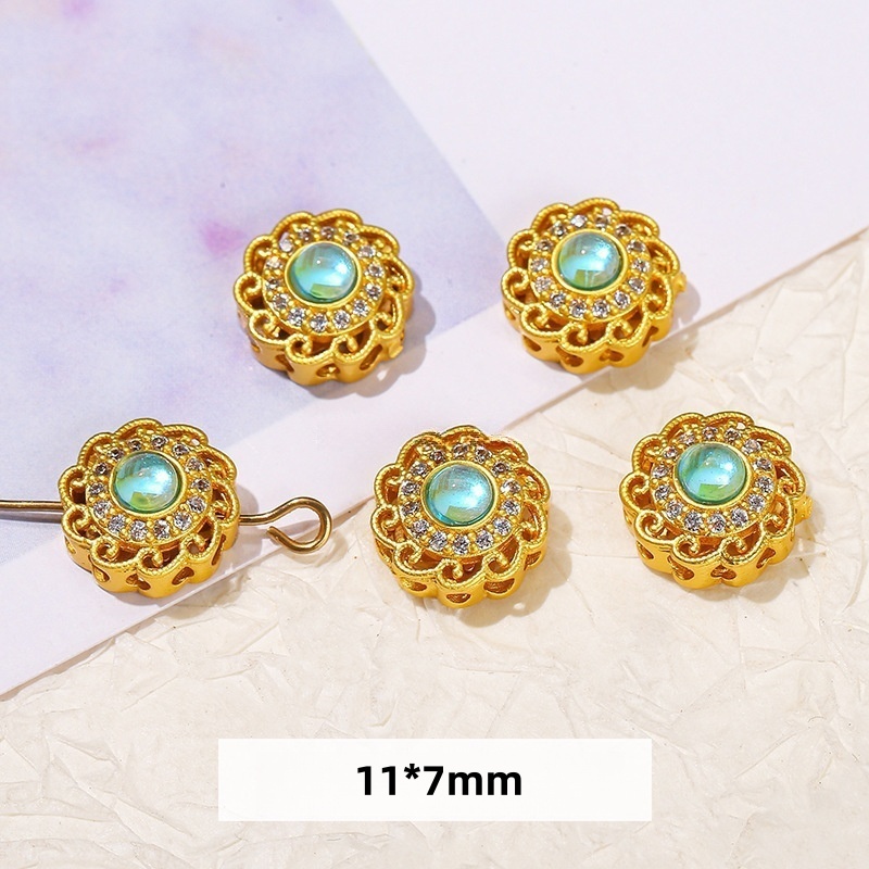 10pcs/bag Ancient gold alloy accessories