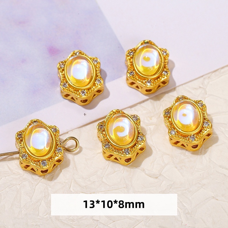 10pcs/bag Ancient gold alloy accessories